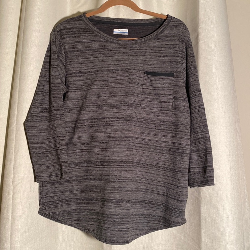 Columbia 3/4 Sleeve Pocket Tee